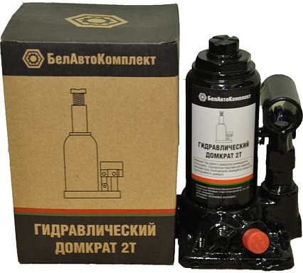 Домкрат БелАК 2 т, TUV, 2 клапана БАК.00026