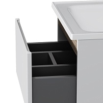 Тумба с раковиной Am.Pm X-Joy 50 см напольная, белый глянец