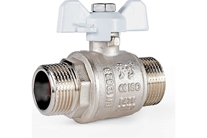 Шаровой кран PROFACTOR PF STANDARD ручка бабочка, н/н 3/4 дюйма PF FBV 307