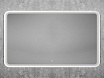 Зеркало Art&Max Genova 120x80 с подсветкой, белый матовый AM-Gen-1200-800-DS-F-White