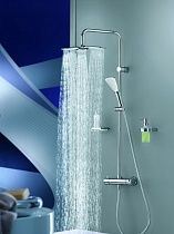 Душевая стойка Kludi Fizz Dual Shower System 6709505-00, термостат