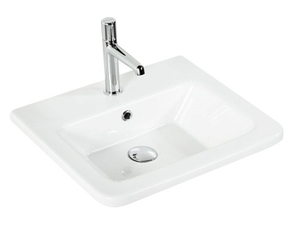 Тумба с раковиной BelBagno Albano-Cer 50 см Bianco Lucido