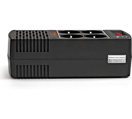 Стабилизатор Exegate Power AD5000-1200 1200VA/600W, диапазон 150-280В, 4 евророзетки 285940