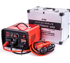 Инверторное пуско-зарядное устройство Kvazarrus powerbox 600i, таймер, алюминиевый кейс 8768