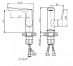 Смеситель для раковины BelBagno Ancona ANCONA-LVM-CRM