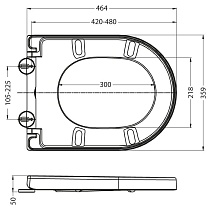 Крышка-сиденье BelBagno Sfera-T BB2002SC с микролифтом