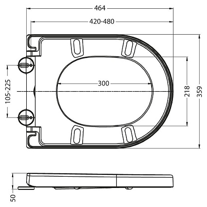 Крышка-сиденье BelBagno Sfera-T BB2002SC с микролифтом