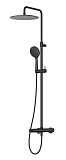Душевая стойка Cezares LEAF-CDA-30-L-NOP черный матовый