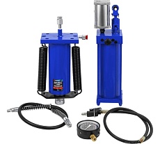 Цилиндр гидравлический для пресса в комплекте со станцией гидравлической и манометром Forsage 40 т F-0101-3R(60425)