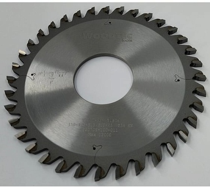 Пила подрезная коническая 150x4.3-5.5/3.2х45 мм, Z36 Woodtec ВИ 343327
