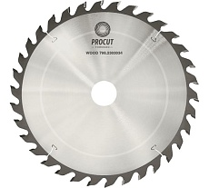 Пильный диск 230x30x2.8/1.8 мм, Z=34, ATB, продольный/поперечный рез, по древесине PROCUT 798.2303034.ECO
