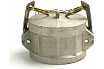 Алюминиевый камлок TITAN LOCK типа DC серия "EcoLine", заглушка для ниппеля 1 1/2", TL150DCAL-EL