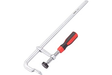 Цельнометаллическая струбцина с защитными колпачками REKON RF07-300-60 с эргономичной рукояткой из пластика 058204