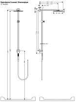 Душевая стойка Hansgrohe Raindance Connect S 240 27164000