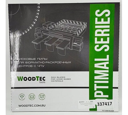 Пила дисковая для пильных центров 430x4.4/3.2x80 мм, Z72, трапеция Woodtec ВИ 337417