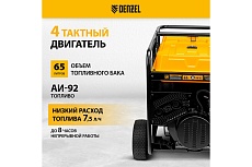 Бензиновый генератор Denzel PS-180EA 18 кВт, 230 В, 65 л, разъём ATS, электростартер 946974