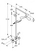 Душевая стойка Kludi Fizz Dual Shower System 6709505-00, термостат