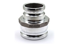 Камлок переходной алюминиевый HIMPT АА-3040 (ПАПА 75мм + ПАПА 100мм) 3&quot; х 4&quot; 00-00012296