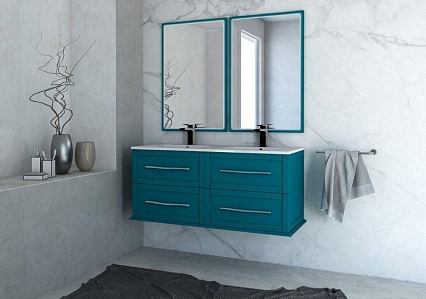 Мебель для ванной Cezares Tiffany 120 см Blu Petrolio