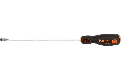Шлицевая отвертка Neo Tools 5.5x200 мм CrMo 04-014