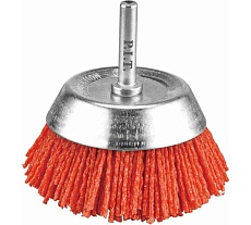 Кордщетка чашечная P.I.T. 50x1,2мм, нейлоновая проволока, хвостовик 6 мм APLS11-CN50