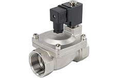 Электромагнитный клапан DN.ru VS2W-401V-PU-NC Ду40 Ру10 сталь, пилотный VITON 220В AC D130-01509