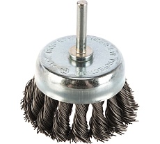 Щетка-крацовка со шпилькой для дрели, 75 мм РемоКолор 45-2-507