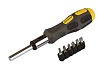 Реверсивная отвертка MAX-GRIP в наборе с битами 7 предметов Stayer 2588-H7 G