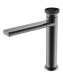 Смеситель для раковины Black&White Gravity GF-7307-GM оружейная сталь