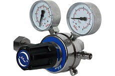 Регулятор давления балонный двухступенчатый RPA2C от 0 до 1.5 бар, вход G3/4&quot;, выход елочка под шланг 6-9 мм A-Flow RPA2CP-CB-1.5-G-HOS