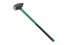 Молоток с фиберглассовой ручкой и резиновой противоскользящей накладкой Rockforce 6000гр, L ручки-800мм RF-T7660(56679)