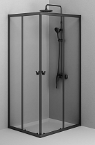 Душевой уголок Am.Pm Sunny W87G-403-10080-BT 100x80 прозрачный, черный матовый