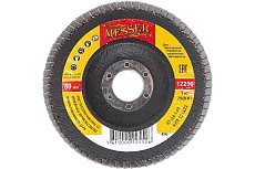 Круг шлифовальный лепестковый торцевой конусный (125х22 мм; Z80) Messer 03-08-180