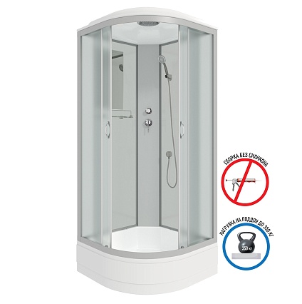 Душевая кабина Niagara Classic NG 3302-14 100x100 стекло матовое
