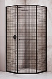 Душевой уголок RGW Stilvol SV-82B L 80x80 черная вуаль, черный 33328288-244L