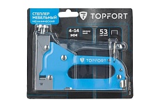 Степлер строительный маталлический Topfort 4-14 мм 1704752