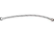 Гибкая подводка для воды ELKA оплетка нейлон, пвх покрытие, 1/2&quot; х 40 см в/н ИС.101129