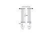 Радиатор Zehnder STOCK Completto 2180/06 V001 1/2 RAL 9217 C2180/06/V001/RAL 9217