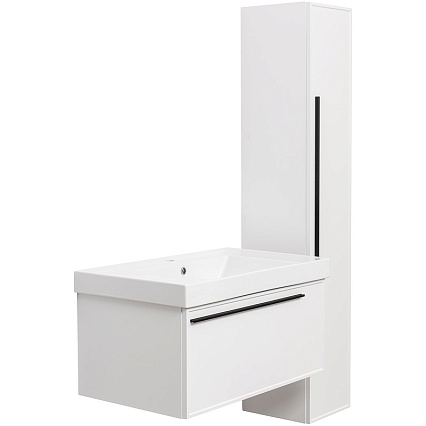 Мебель для ванной La Fenice Elba 80 см белый матовый