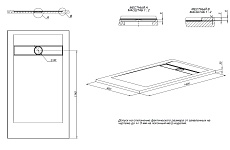 Поддон для душа Allen Brau Infinity 8.21004-AM 140x80 см антрацит