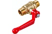 Шаровой для воды Valfex 1/2" НР/НР ручка-рычаг, латунный 11Б27фт1М VF.220.LR1.012.Bir