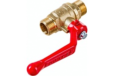 Шаровой для воды Valfex 1/2&quot; НР/НР ручка-рычаг, латунный 11Б27фт1М VF.220.LR1.012.Bir