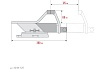 Стальные слесарные тиски Сибин 125 мм 3244-125