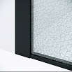 Душевая перегородка Niagara Nova NG-781-90BLACK 90x200 эффект битого стекла, профиль черный матовый