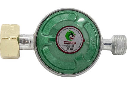 Регулятор давления газа DK-003 выход резьба 1/2" DRAGONKIT 00-00002764