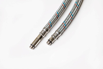 Подводка для смесителя Хома Норкин пара, в оплетке, гибкая, 1/2"х10, 60 см 56910952