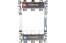 Коллектор из нержавеющей стали Rommer без расходомеров, 3 выхода Rms-3200-000003 RG0091LAMPB7V0