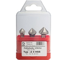 Набор зенковок (3 шт; 12, 16, 20 мм; HSS) Bucovice Tools 741804
