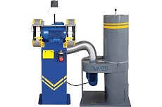 Точильно-шлифовальный станок Металлица ТШ-2ДБ-П, 2 сегмента АА0019