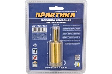 Коронка алмазная по керамограниту (25 мм) Практика 035-073